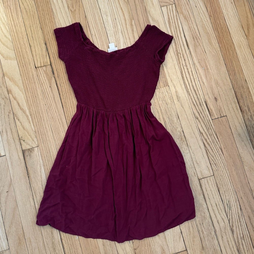 Maroon dresss
